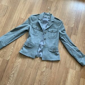Grey suit jacket